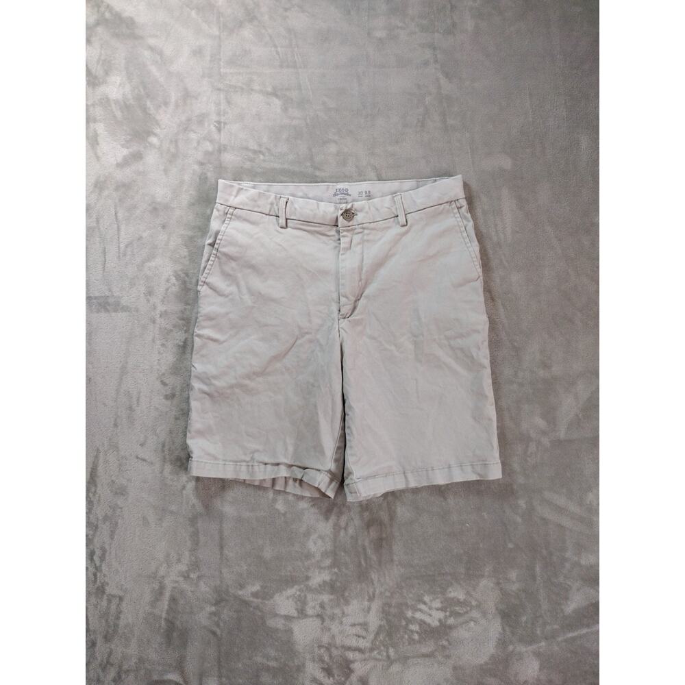 Izod Saltwater Shorts Mens 30 Light Gray Beach Vacation Casual Lake Boating